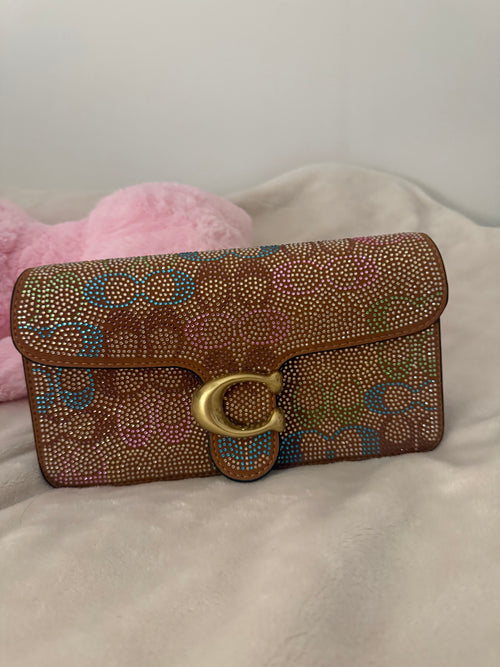 Coach tabby shoulder bag crystal 26